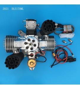 New DLE170ML Ultra-Light Paramotor Gasoline Engine Two-Cylinder Natural Air-Cooled With Electric Start Engine