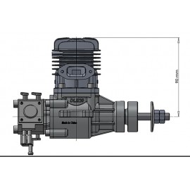 DLE20 dle20cc DLE  model aircraft gasoline engine two-stroke single-cylinder side exhaust natural air-cooled hand start 20CC displacement 